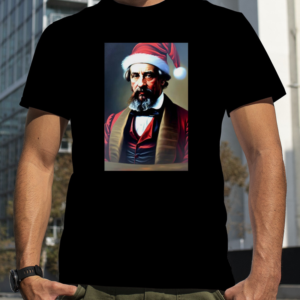 Santa Charles Dickens Celebrity Christmas shirt