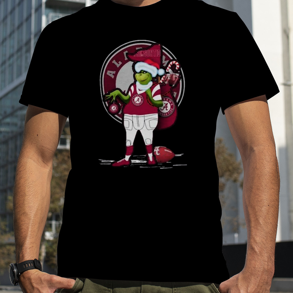 Santa Grinch Alabama Crimson Tide Christmas 2023 Shirt