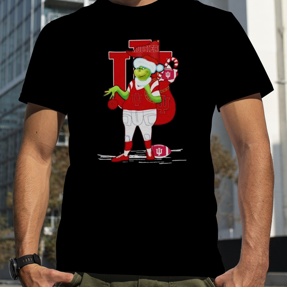 Santa Grinch Indiana Hoosiers Christmas 2023 Shirt