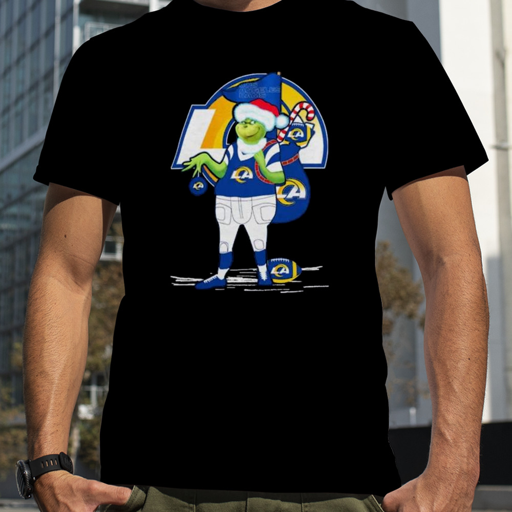 Santa Grinch Los Angeles Rams Christmas 2023 Shirt