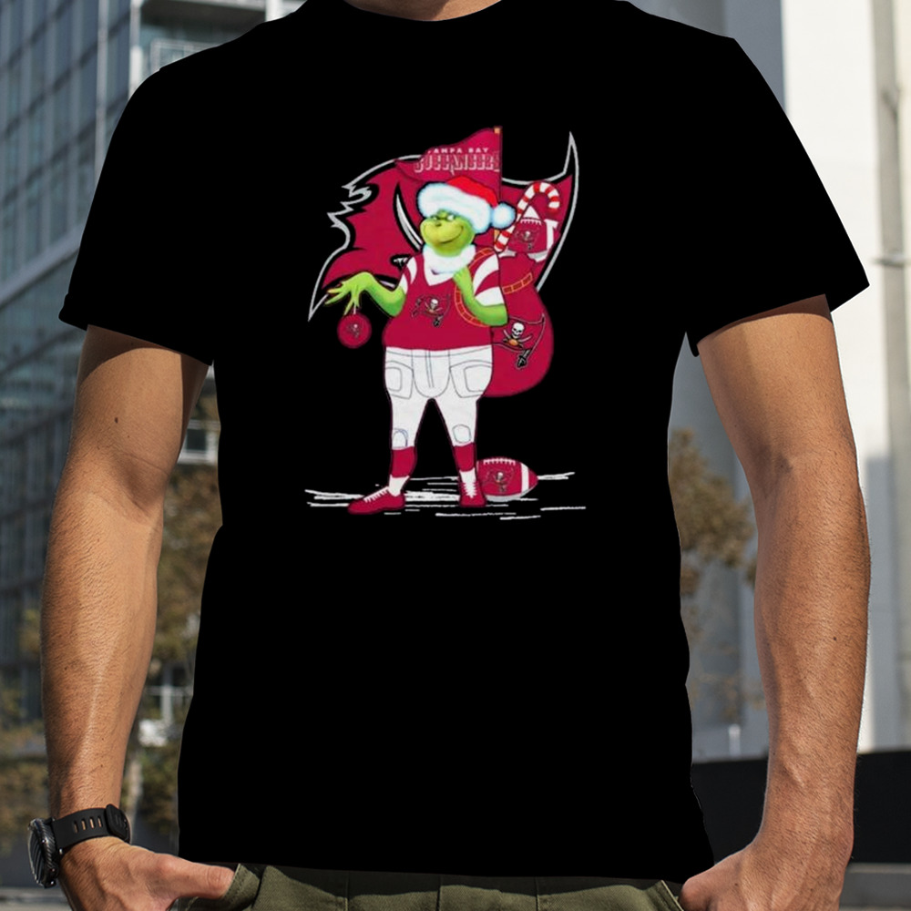 Santa Grinch Tampa Bay Buccaneers Christmas 2023 Shirt