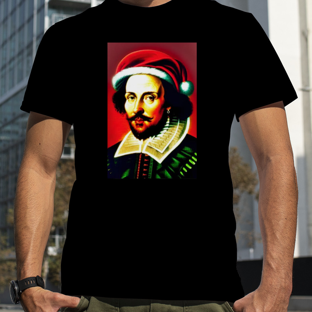 Santa Shakespeare Celebrity Christmas shirt