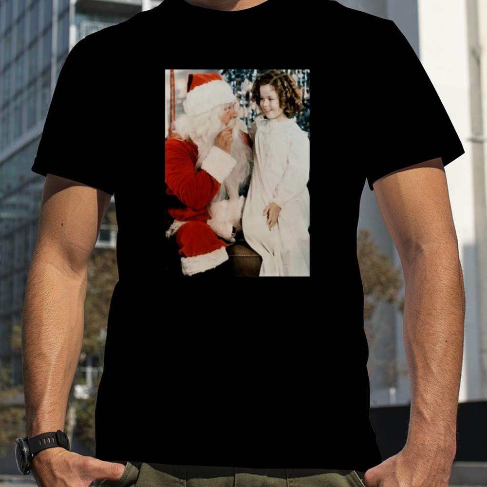 Shirley Temple And Santa Christmas shirt