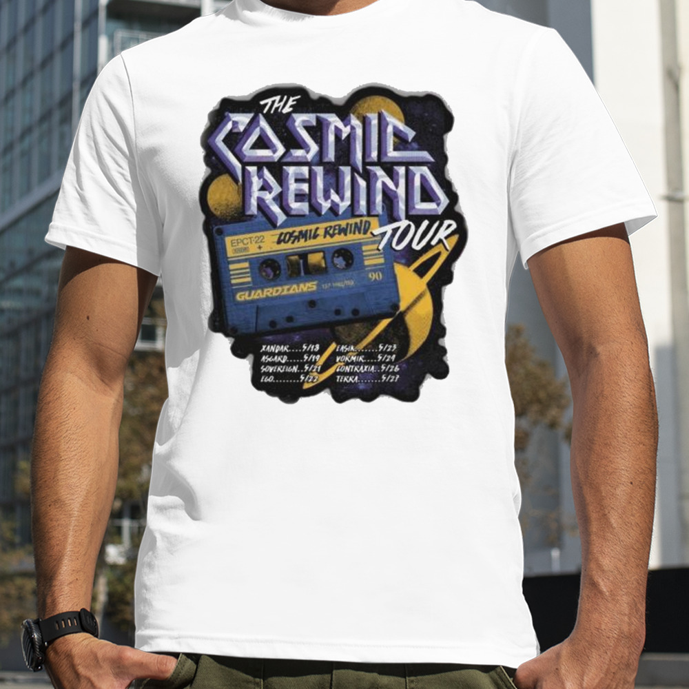 The Cosmic Rewind Cosmic Rewind Tour shirt