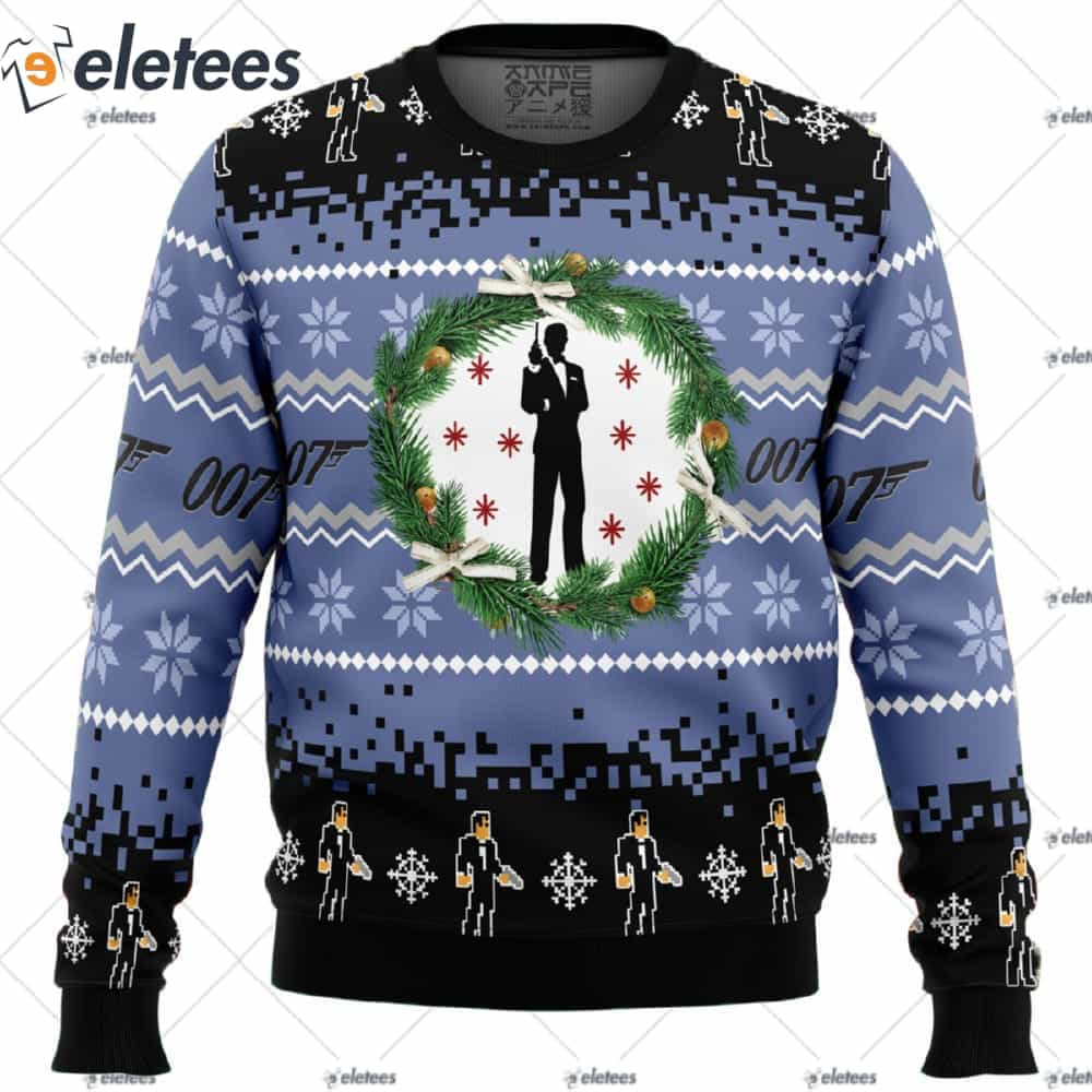 007 James Bond Ugly Christmas Sweater