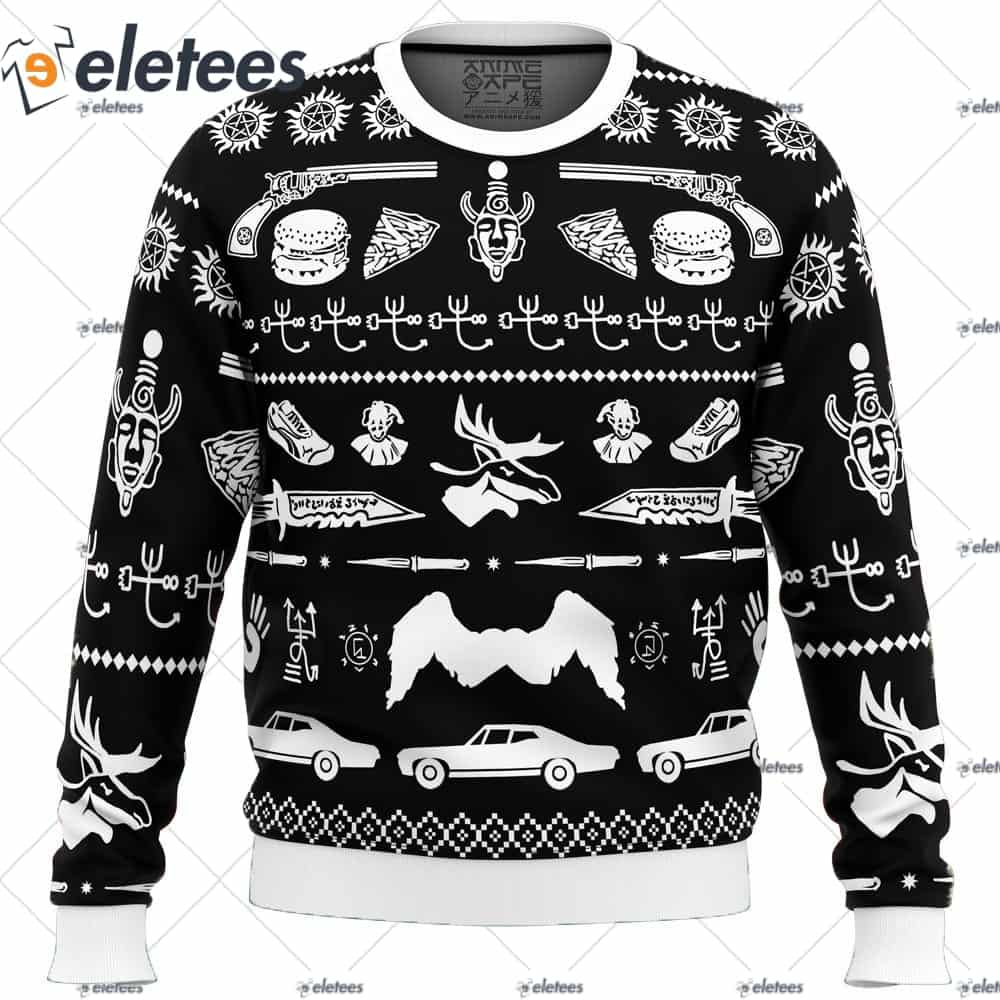 A Very Supernatural Christmas Supernatural Ugly Christmas Sweater