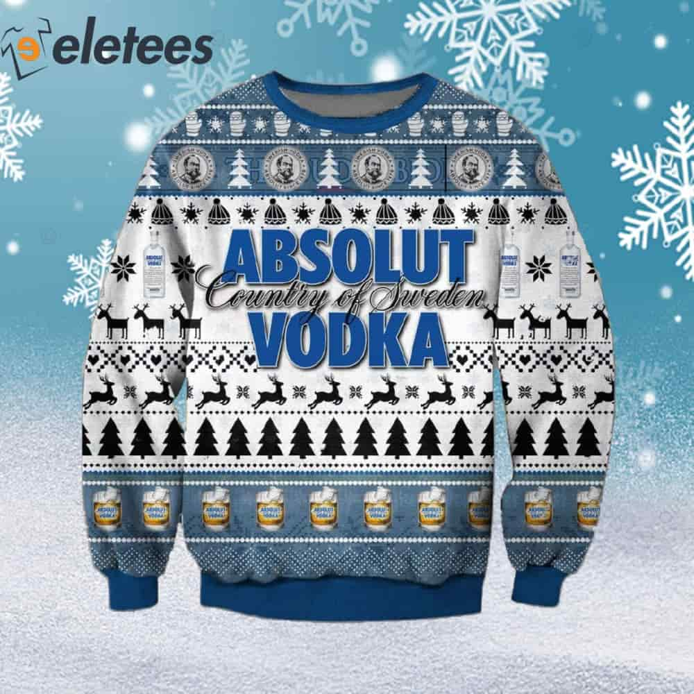 Absolut Vodka Ugly Christmas Sweater