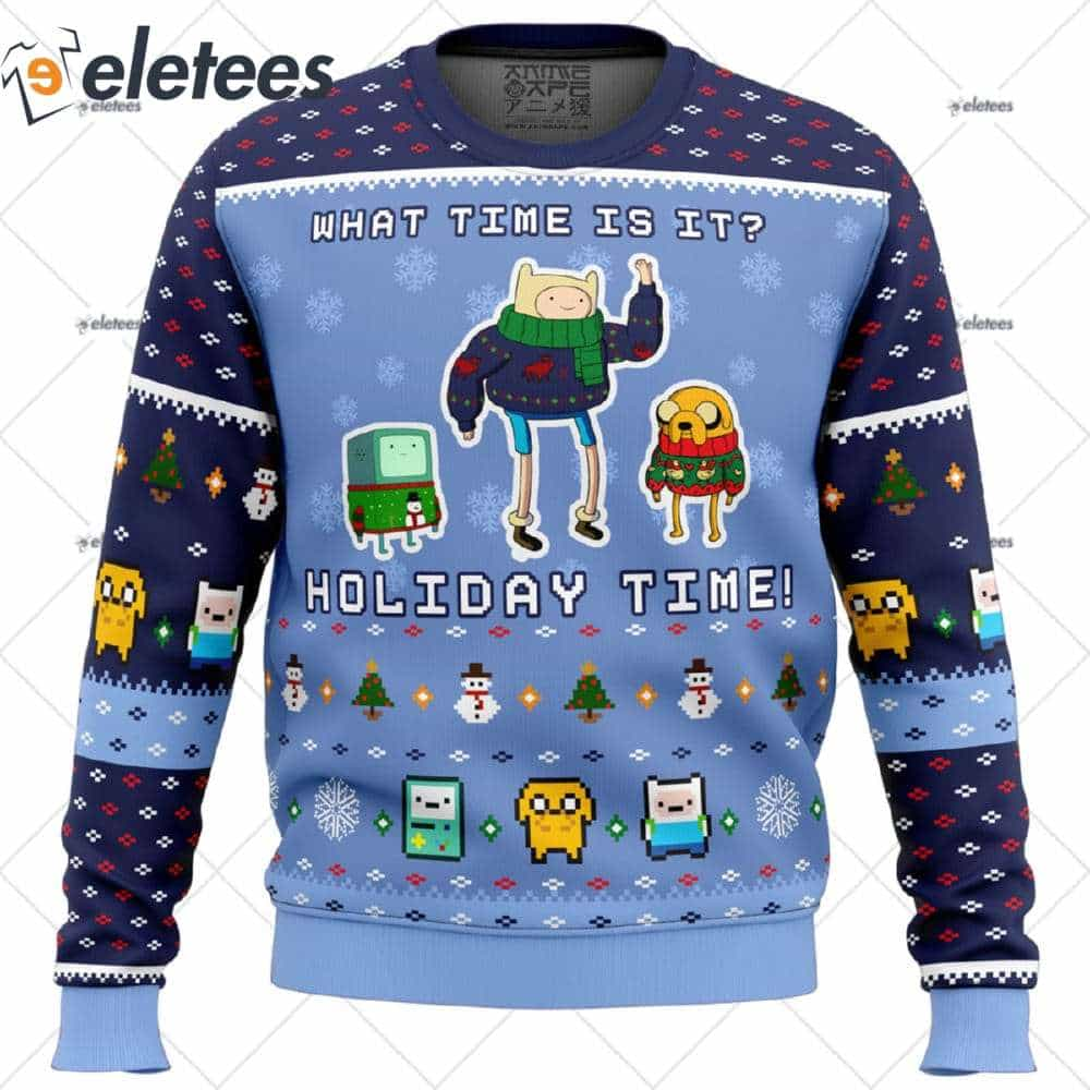 Adventure Time Christmas Time Ugly Christmas Sweater