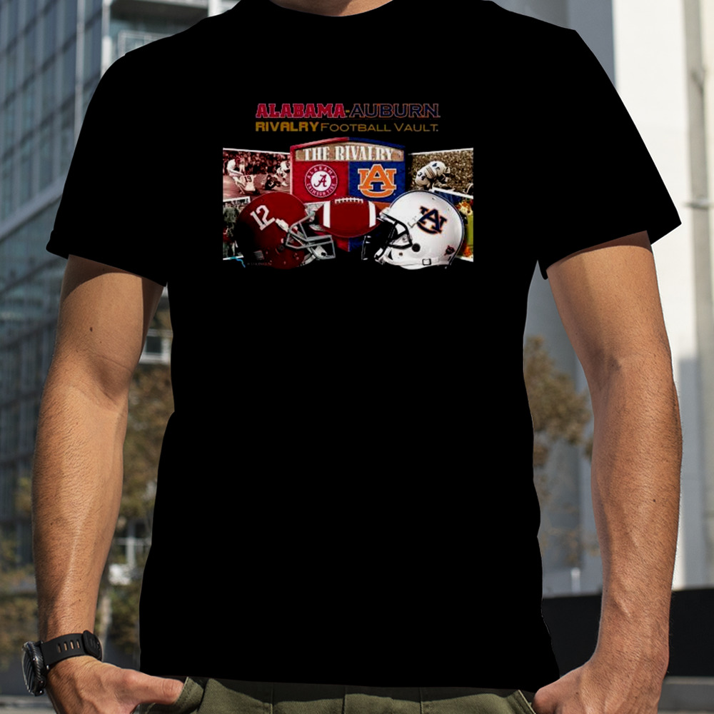 Alabama Crimson Tide Vs Auburn Tigers Rivalry Football Vault 2023 Shirt