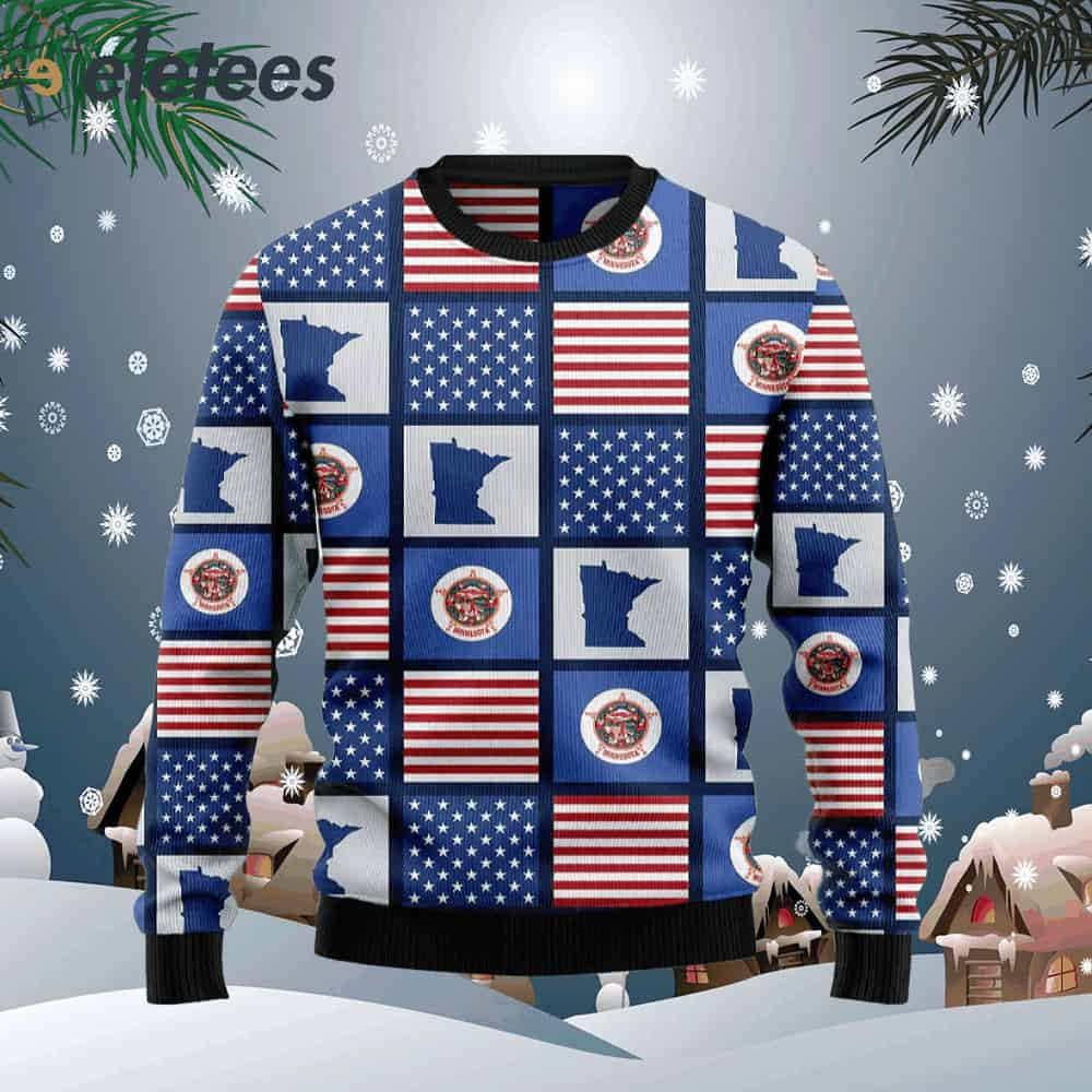 Amazing Minnesota Ugly Christmas Sweater