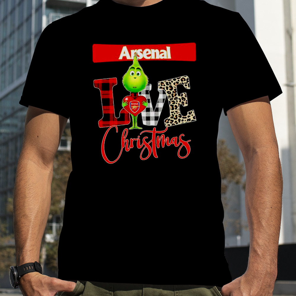 Arsenal Grinch love Christmas shirt