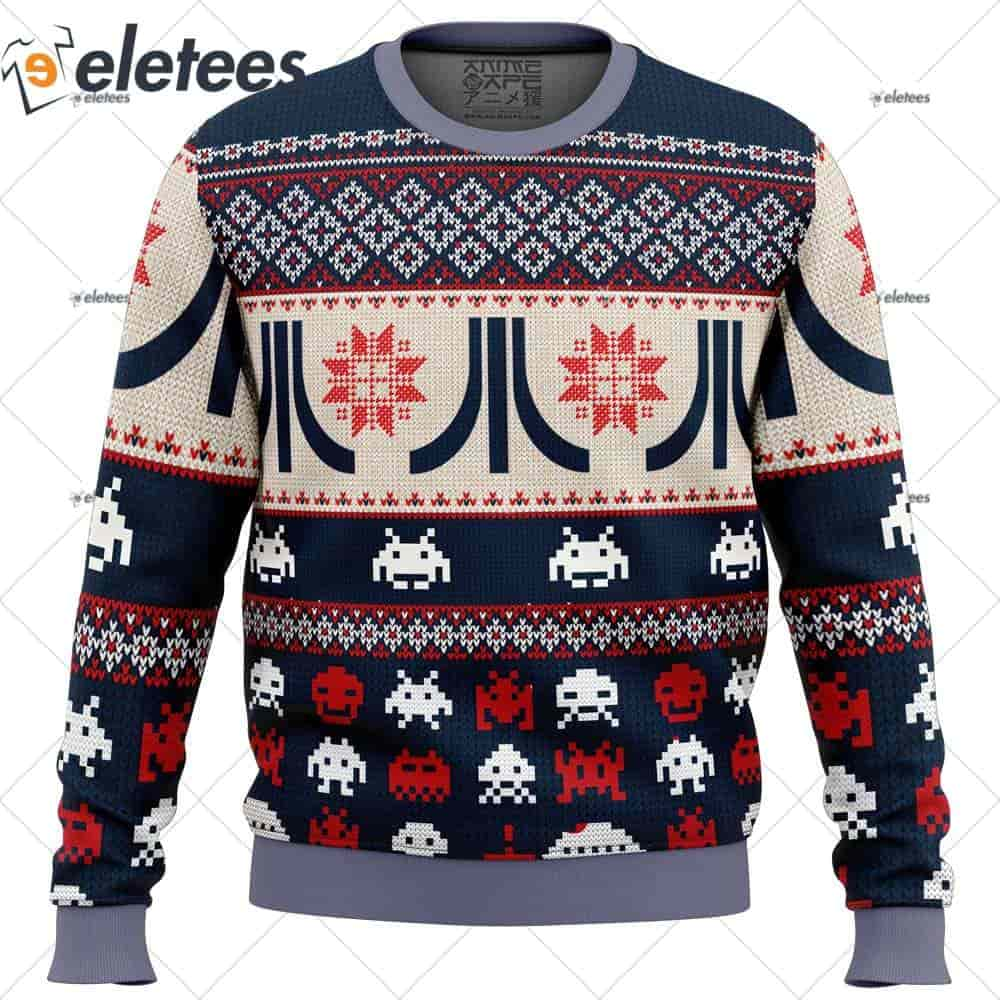 Atari Classic Ugly Christmas Sweater