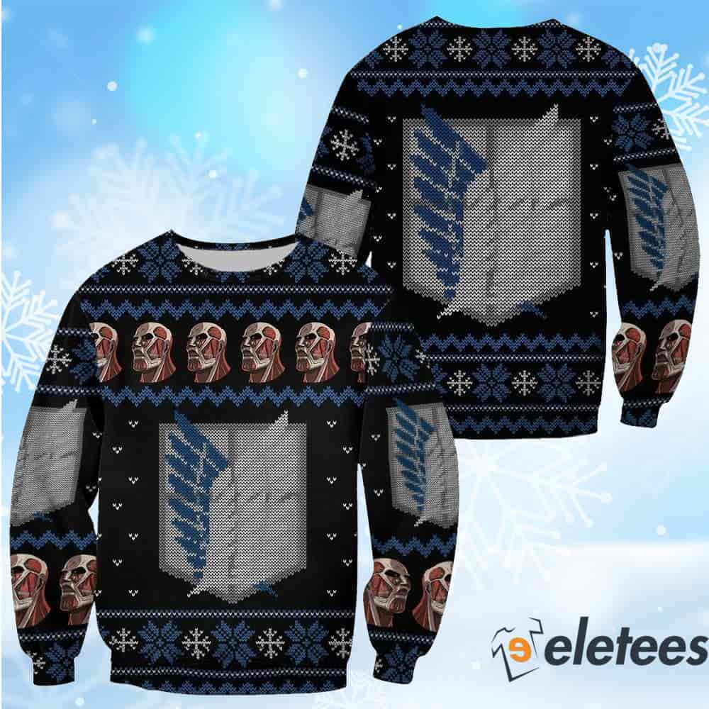 Attack On Titan Scout Ugly Christmas Sweater