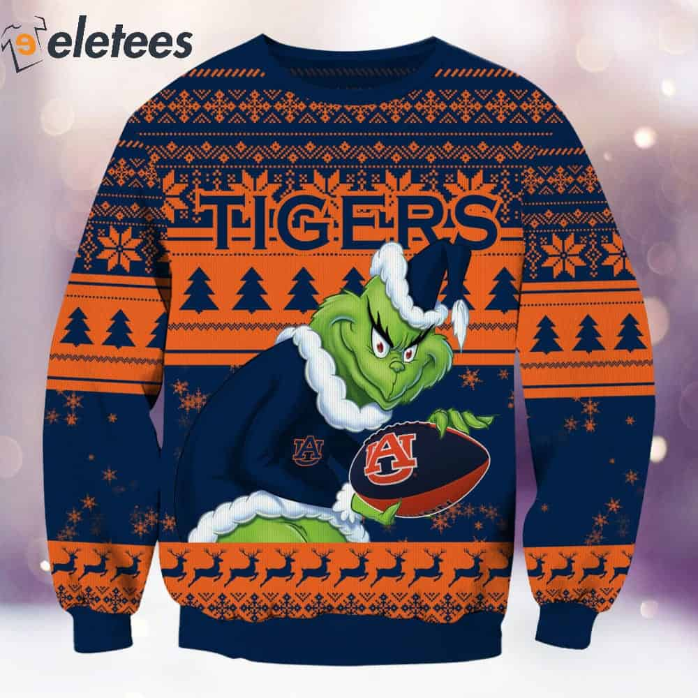 Auburn Grnch Christmas Ugly Sweater