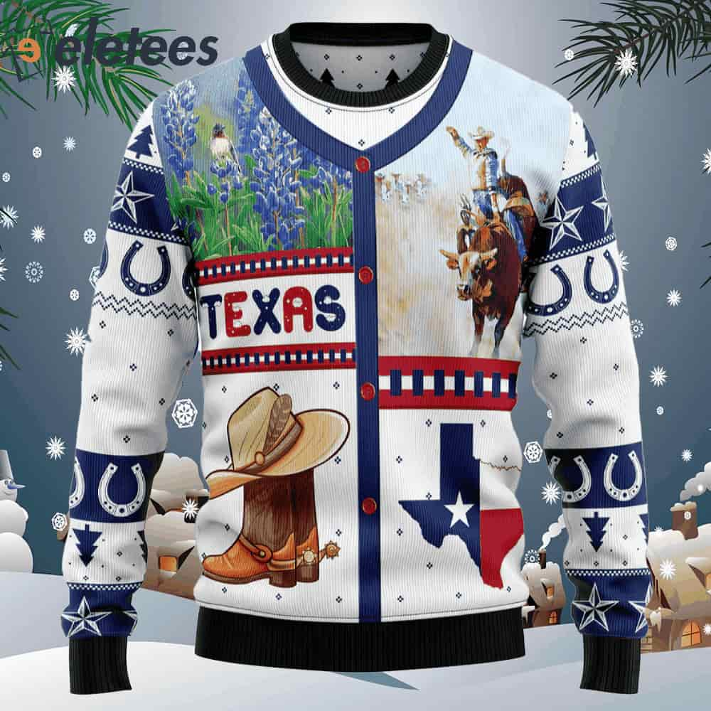 Awesome Texas Ugly Christmas Sweater