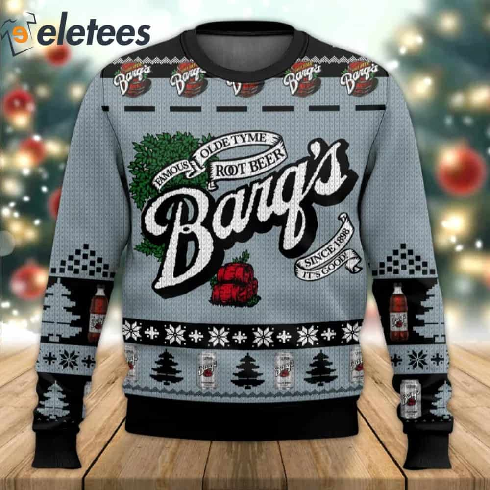 Barq's Root Beer Ugly Christmas Sweater