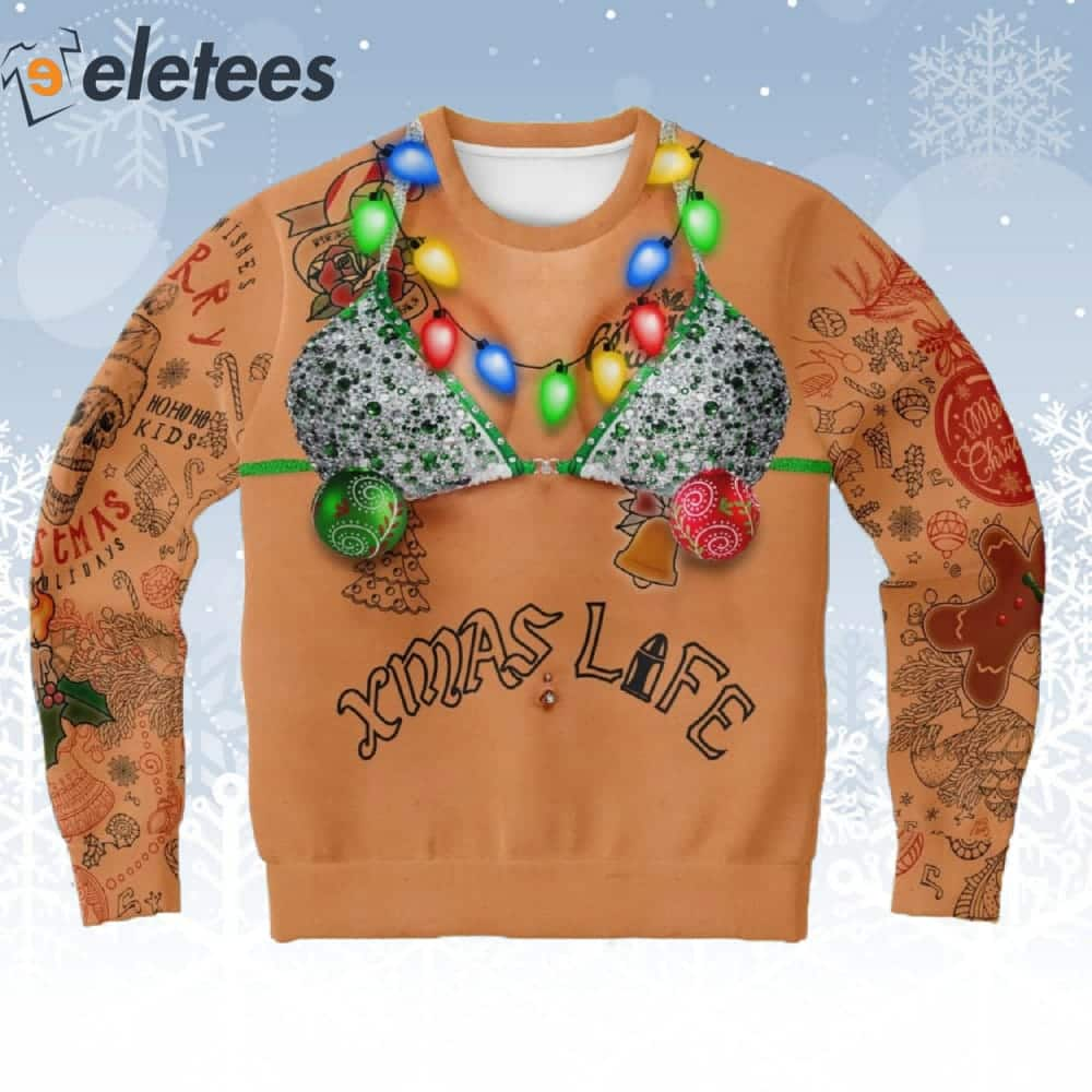 Beach Body Xmas Life Ugly Christmas Sweater