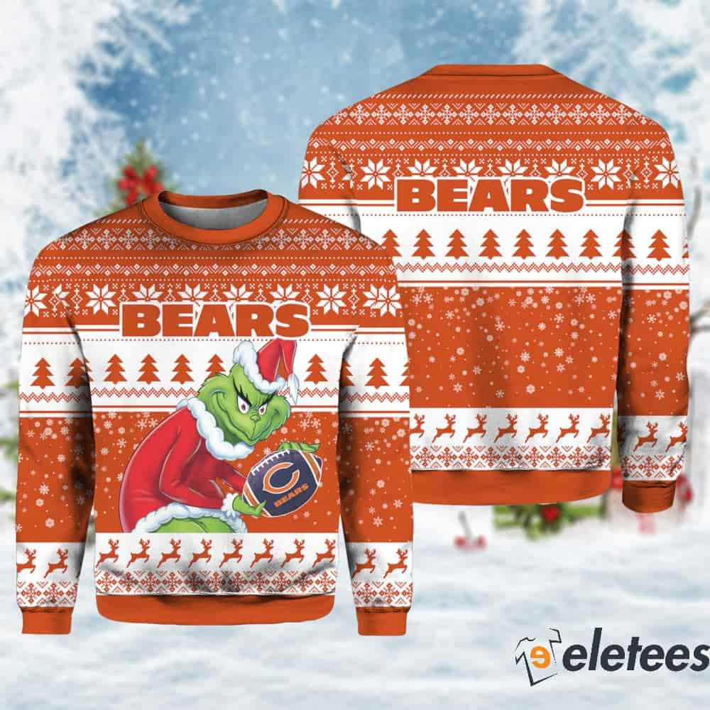 Bears Grnch Stole Christmas Ugly Sweater