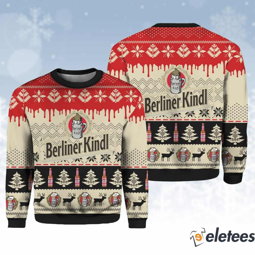 Berliner Kindl Beer Ugly Christmas Sweater