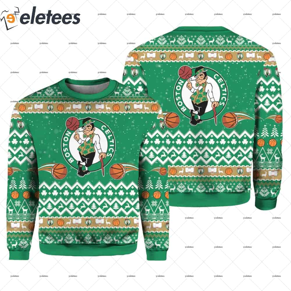 Boston Celtics Christmas Sweatshirt