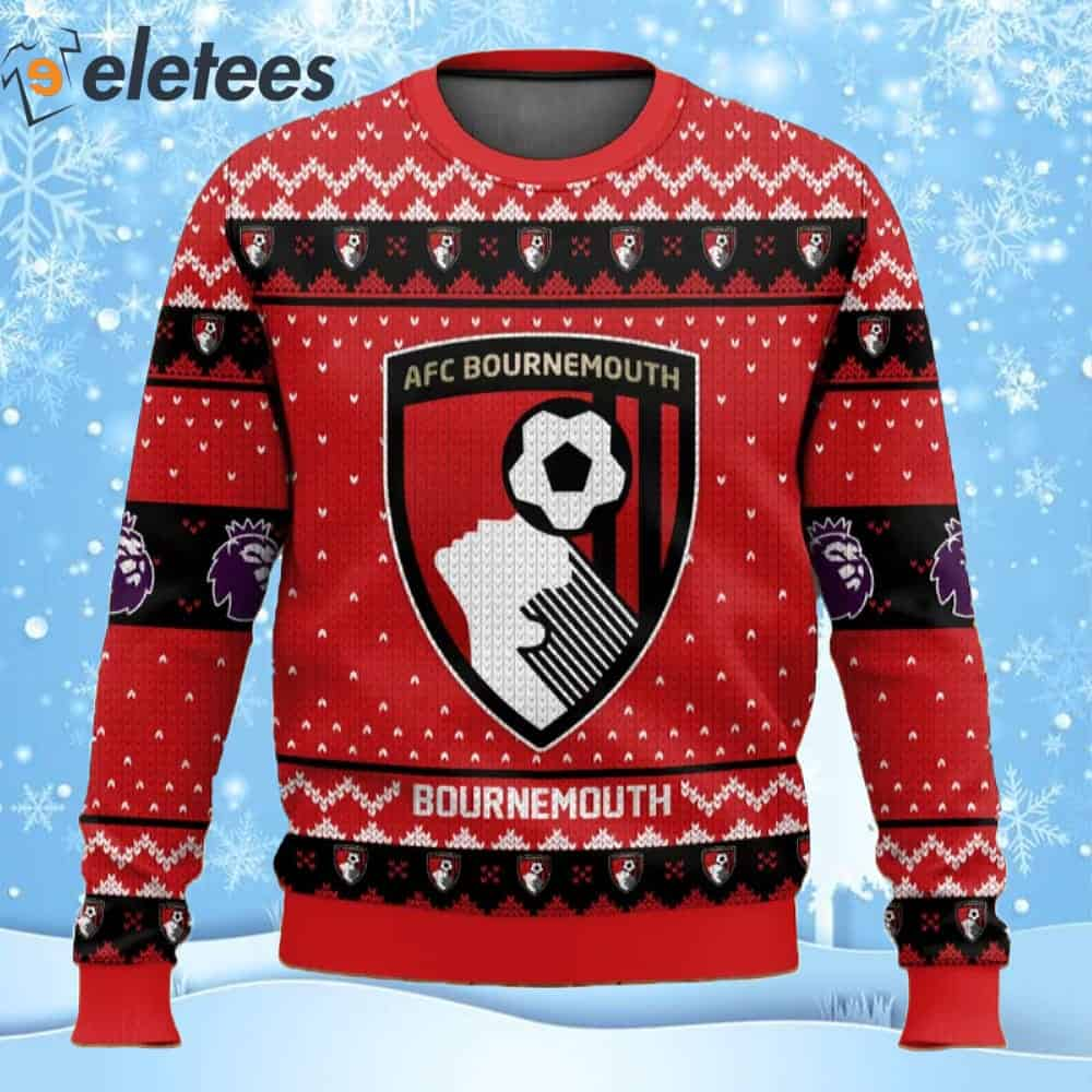 Bournemouth FC Ugly Christmas Sweater