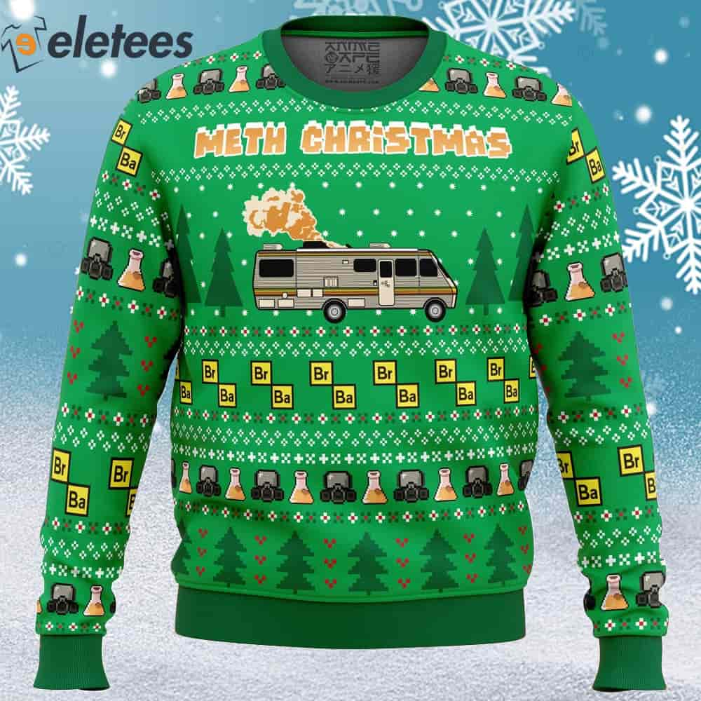 Br Ba Breaking Bad Ugly Christmas Sweater