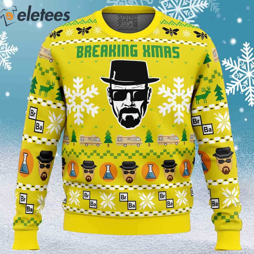 Breaking Xmas Breaking Bad Ugly Christmas Sweater