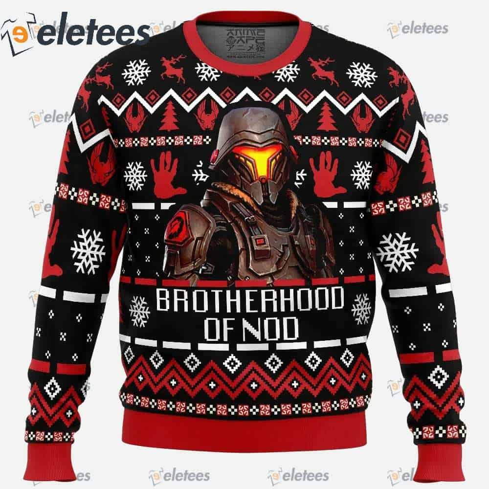 Brotherhood of Nod Command and Conquer Ugly Christmas Sweater