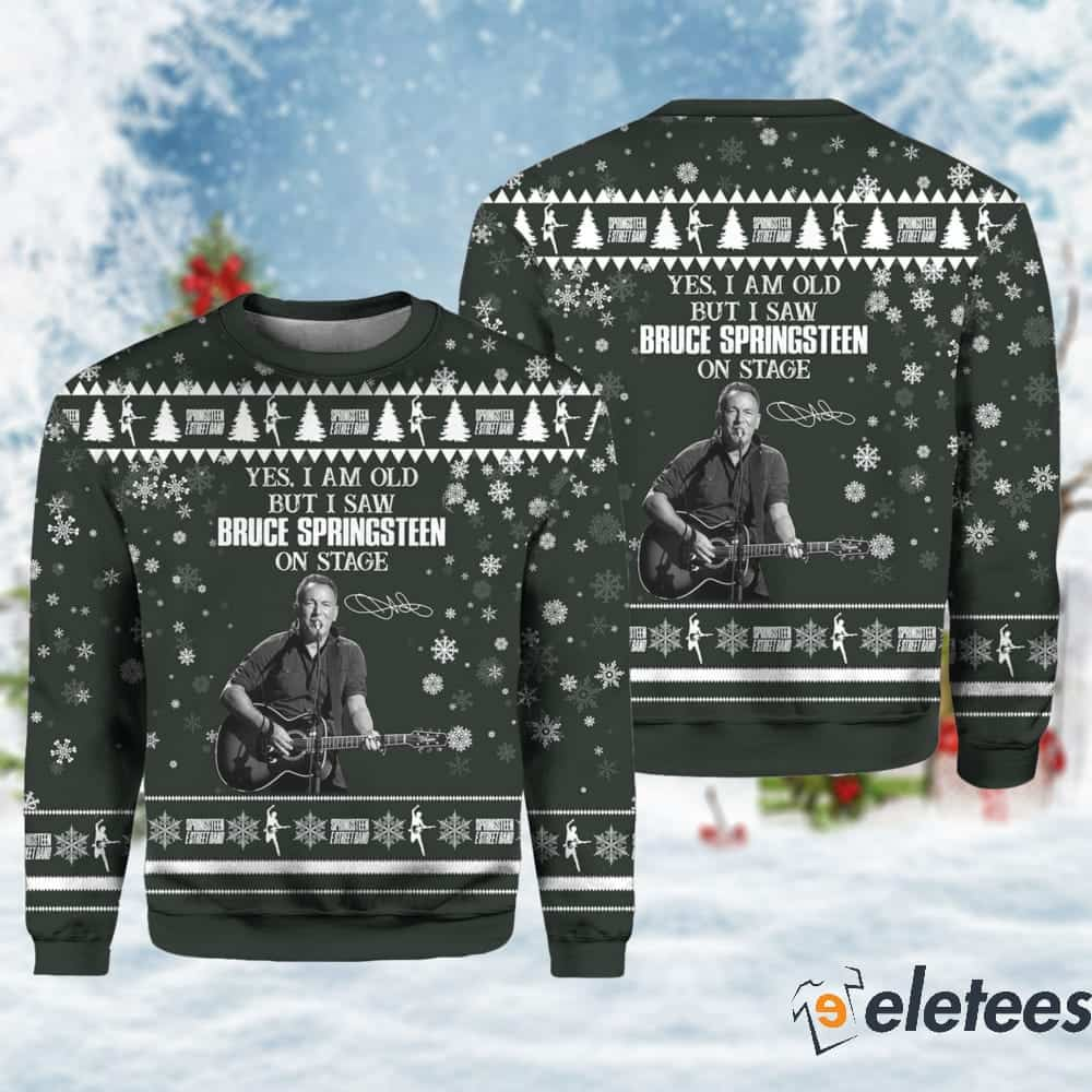 Bruce Springsteen Ugly Christmas Sweater