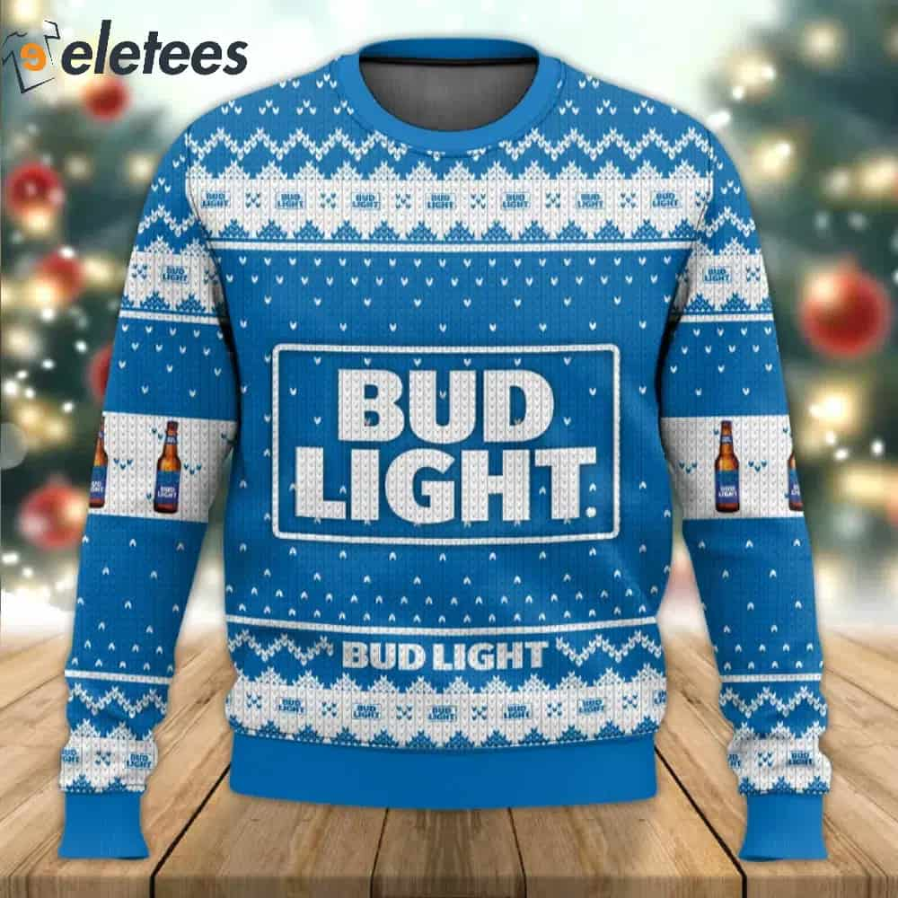 Bud Light Drink Ugly Sweater