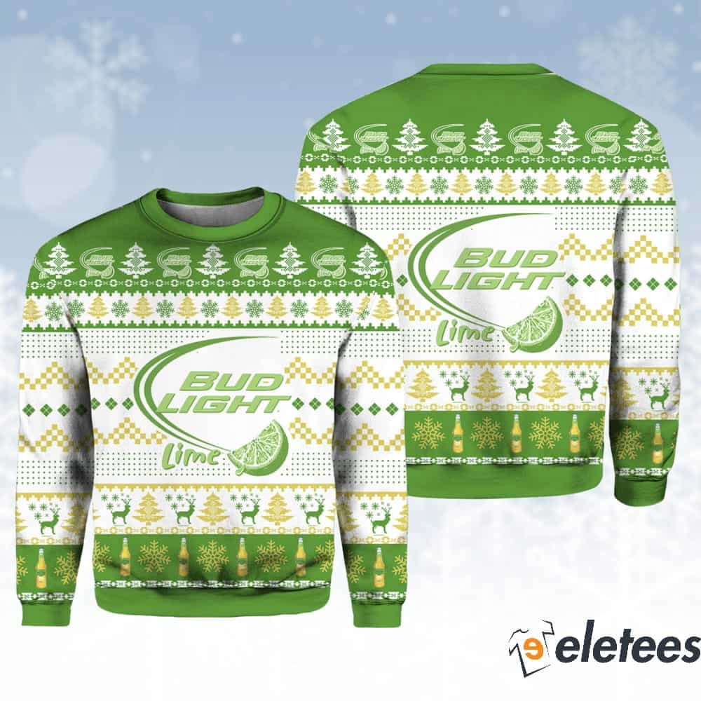 Bud Light Lime Ugly Christmas Sweater