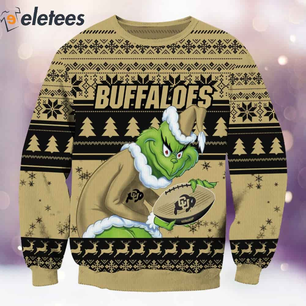 Buffaloes Grnch Christmas Ugly Sweater