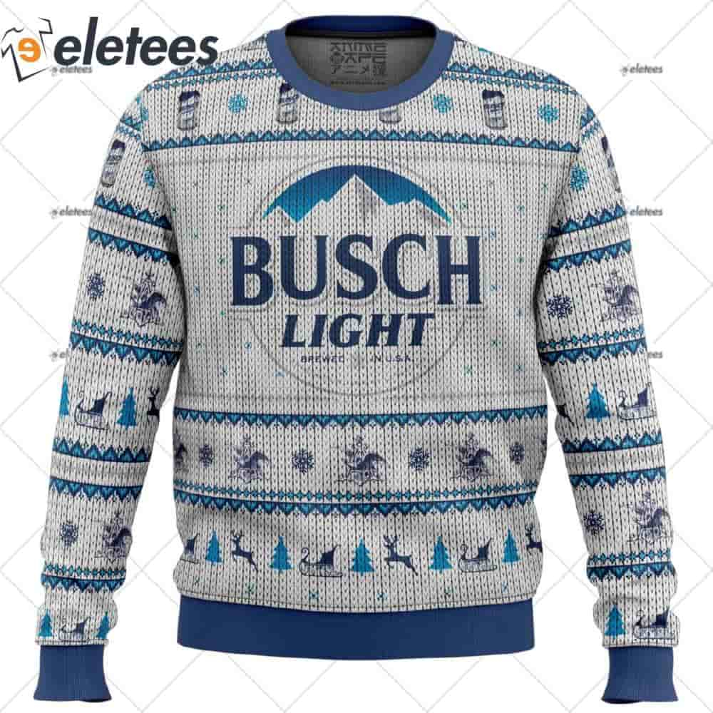 Busch Light Ugly Christmas Sweater