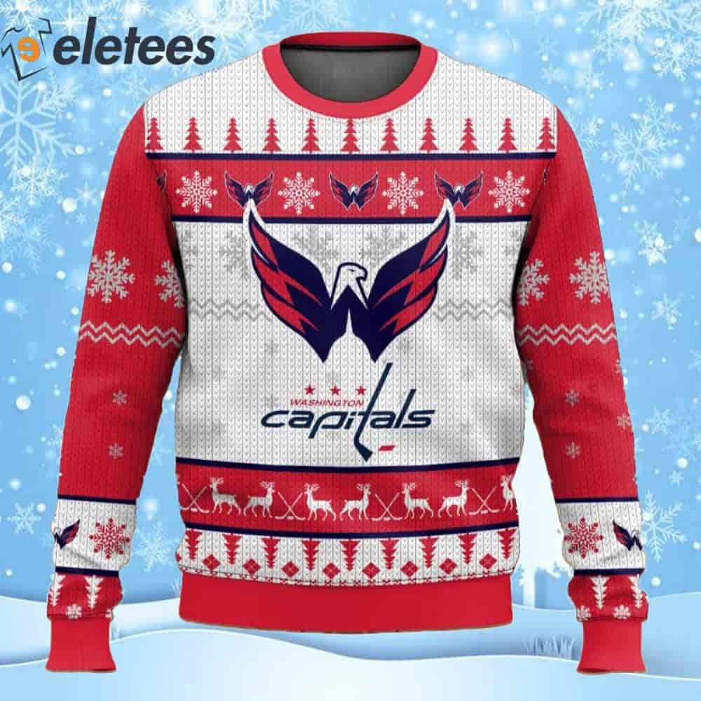 Capitals Hockey Ugly Christmas Sweater