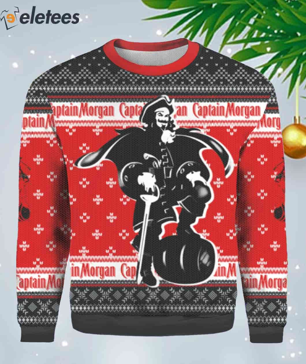 Captain Morgan The Standing Ugly Christmas Sweater