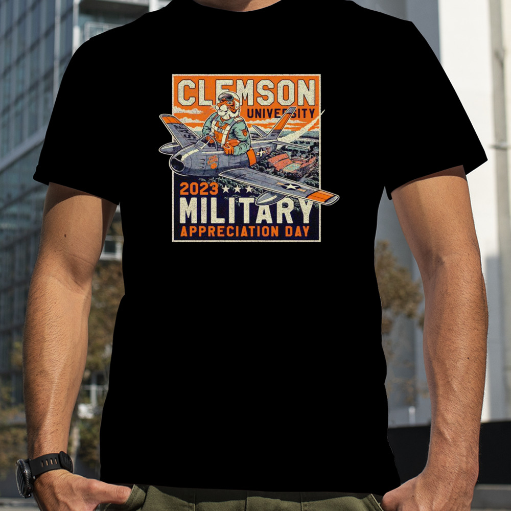 Clemson university 2023 military appreciation day shirt