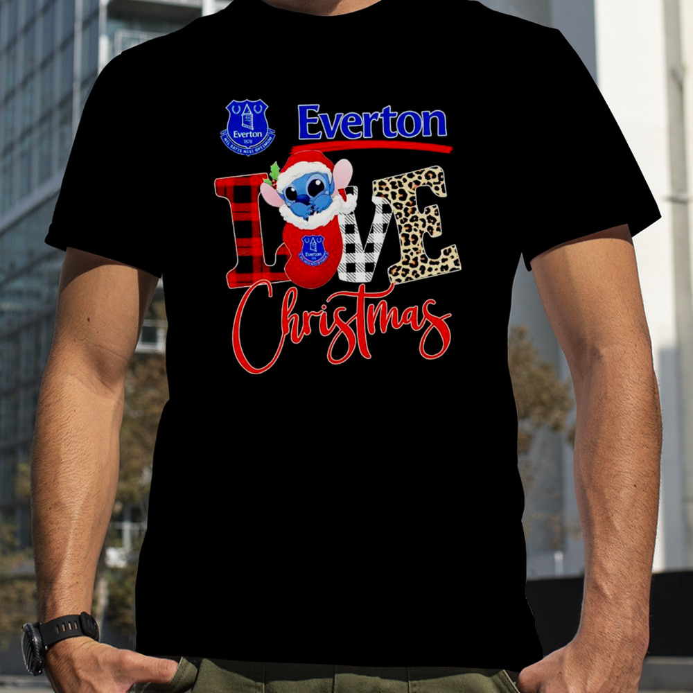 Everton Stitch love Christmas shirt