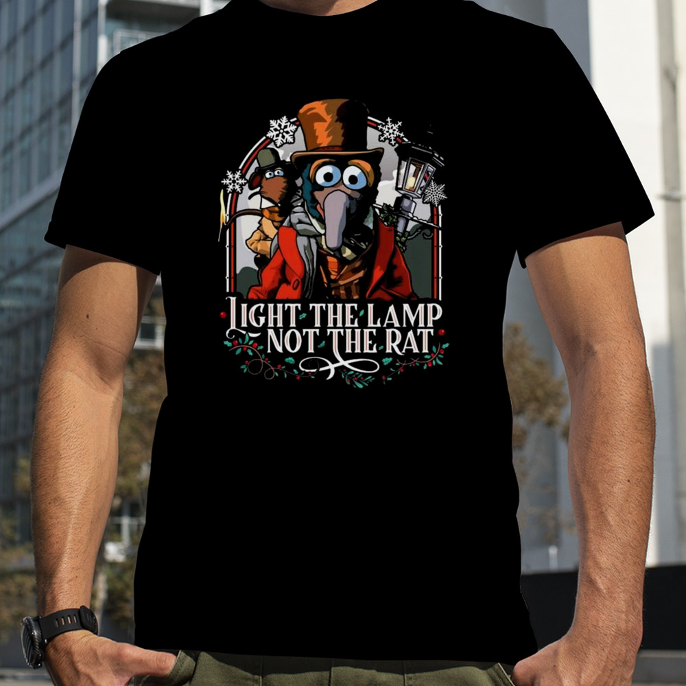 Muppet Christmas Carol – Gonzo And Rizzo Light The Lamp Not The Rat T-shirt