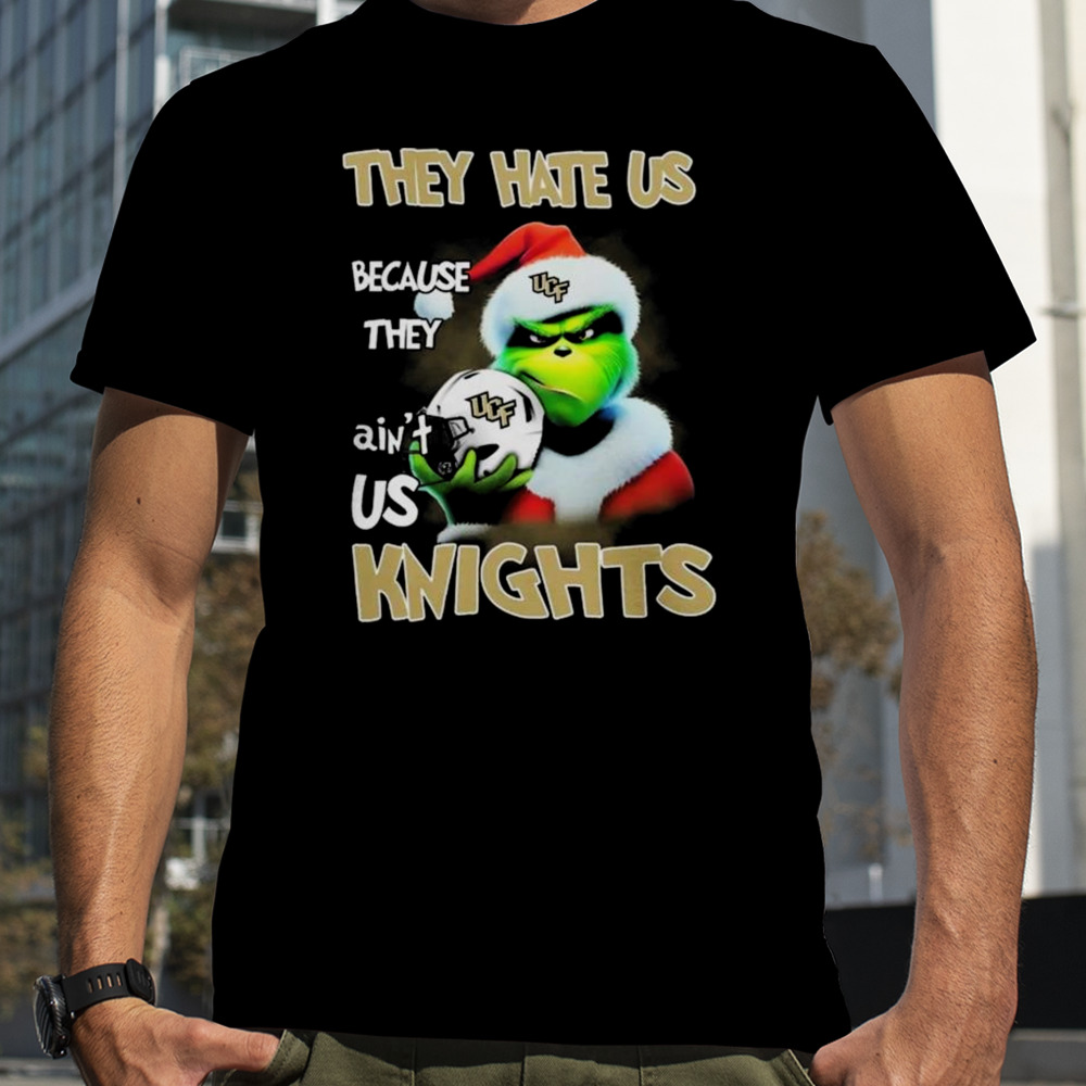 Santa Grinch Christmas They Hate Us Because Ain’t Us UCF Knights Helmet shirt