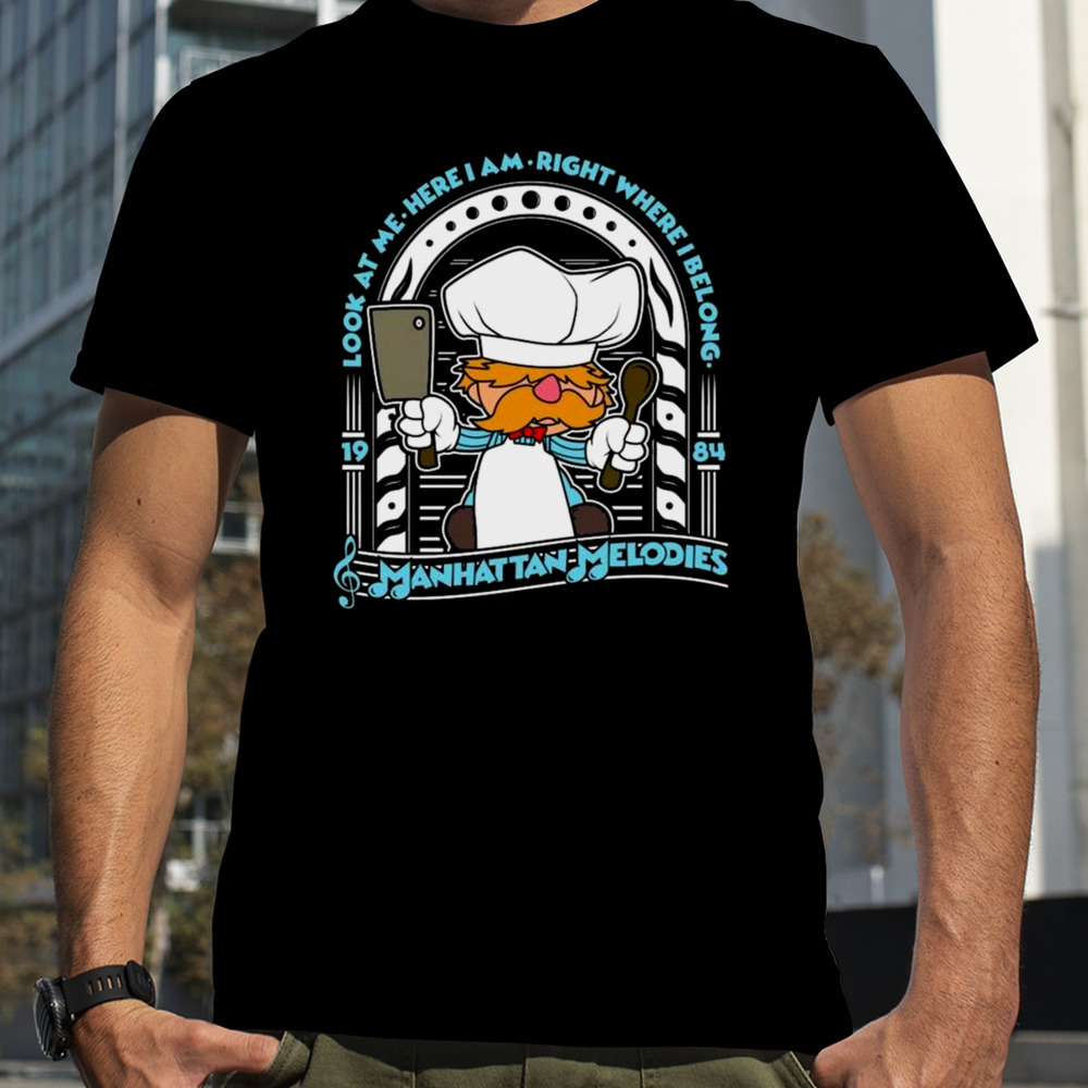 Swedish Chef Muppets Manhattan Melodies T-shirt