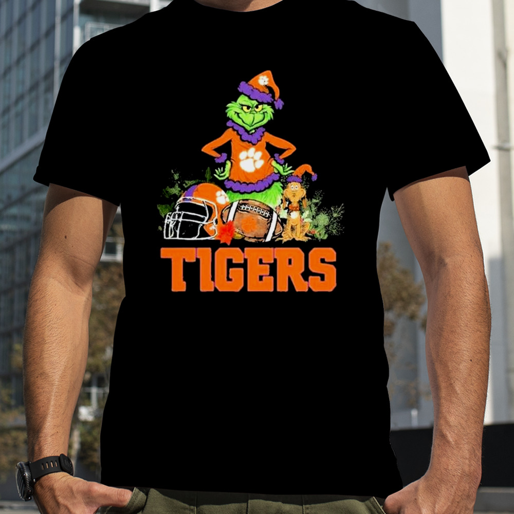 The Grinch And Clemson Tigers Christmas shirt