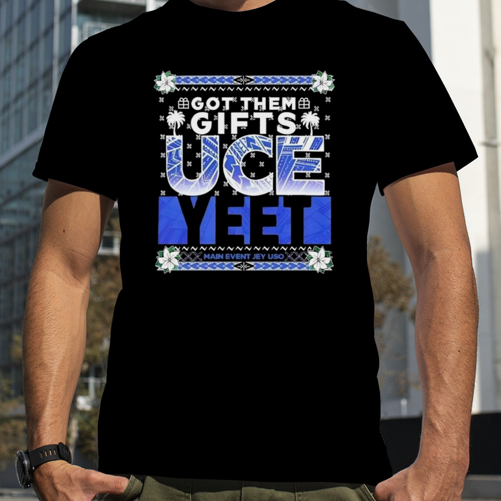 Uso Yeet Got Them Gifts Ugly Christmas shirt