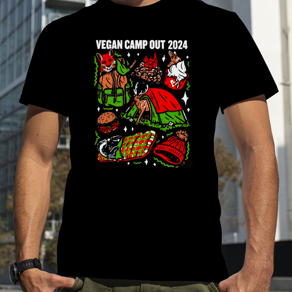 Vegan Camp Out 2024 shirt