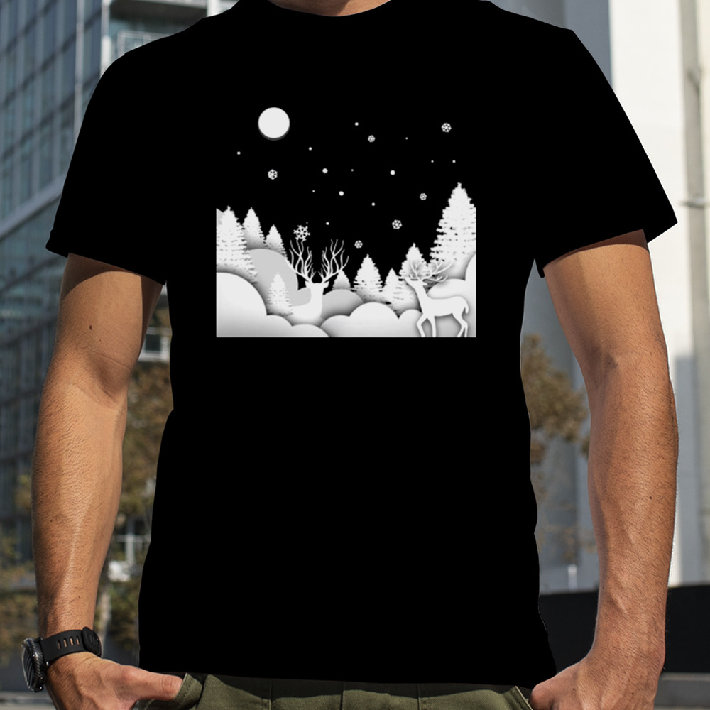 Winter Mood Snowing White Nature shirt