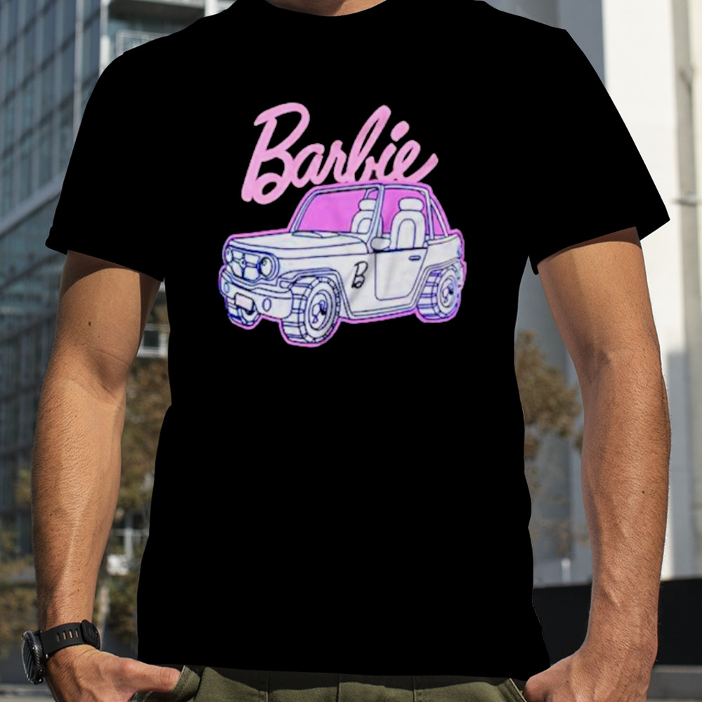 Barbie car beach cruiser shirt