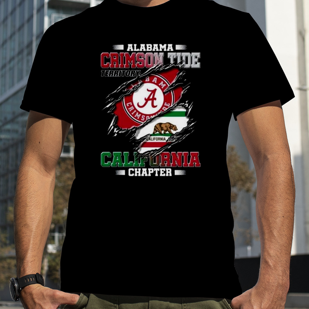 Blood Inside Me Alabama Crimson Tide Territory California Chapter 2023 shirt