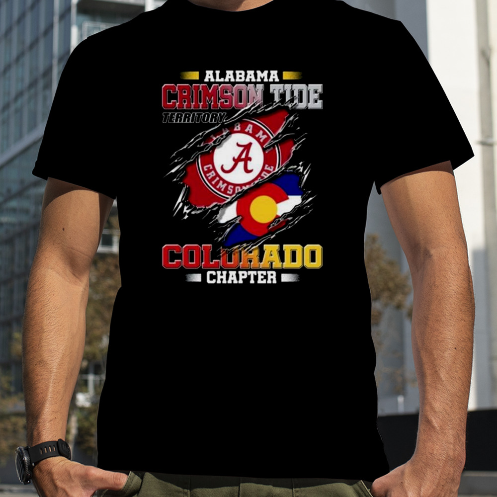 Blood Inside Me Alabama Crimson Tide Territory Colorado Chapter 2023 shirt