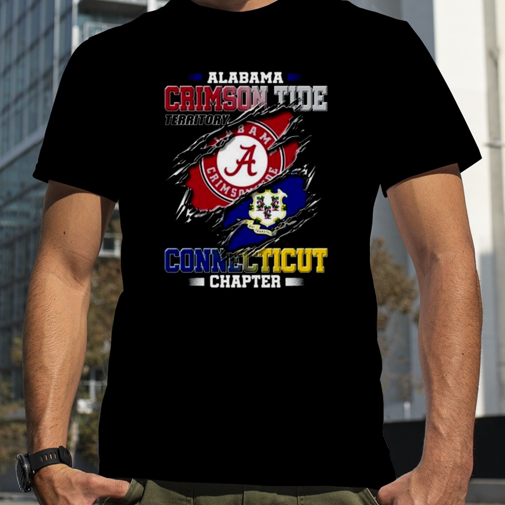 Blood Inside Me Alabama Crimson Tide Territory Connecticut Chapter 2023 shirt