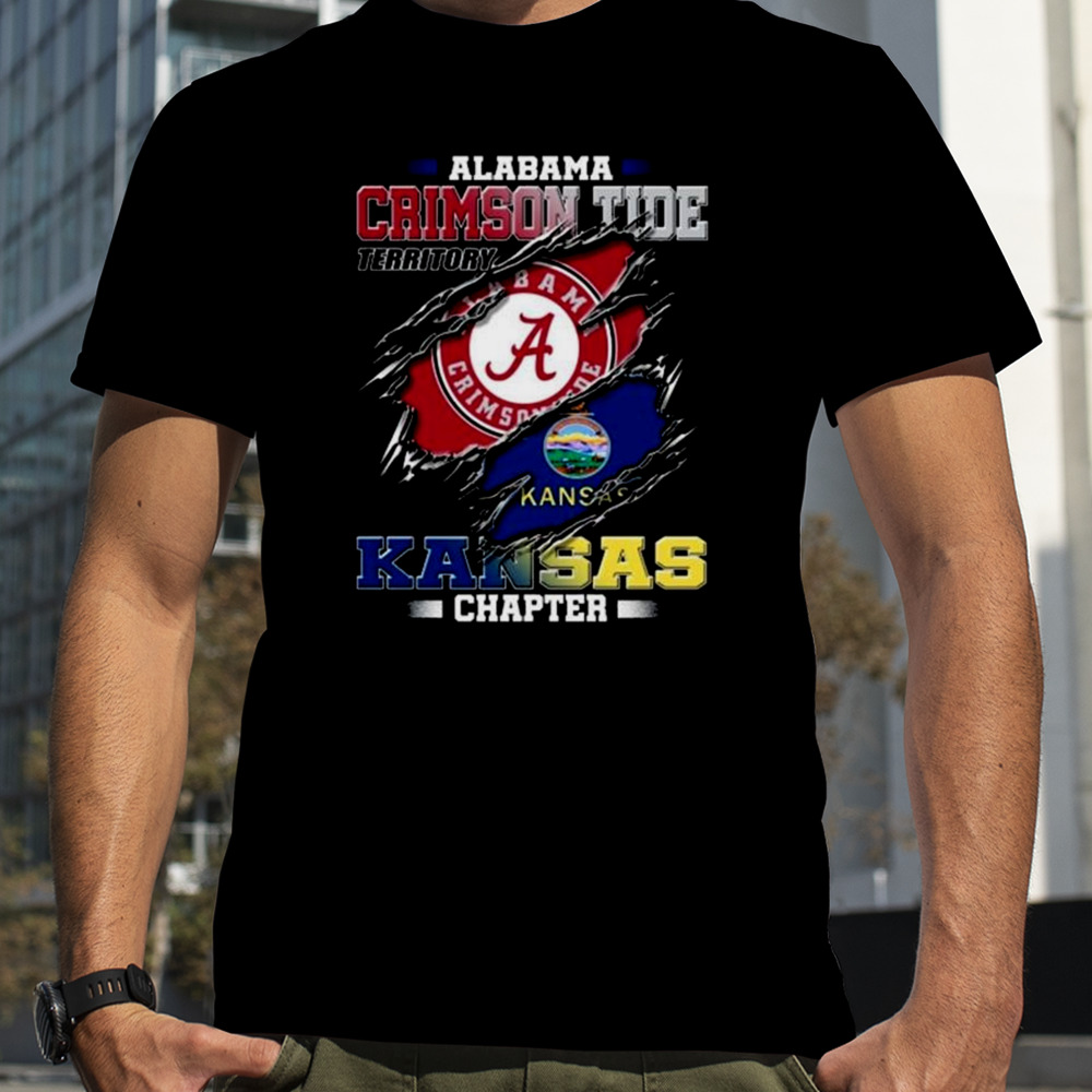 Blood Inside Me Alabama Crimson Tide Territory Kansas Chapter 2023 shirt