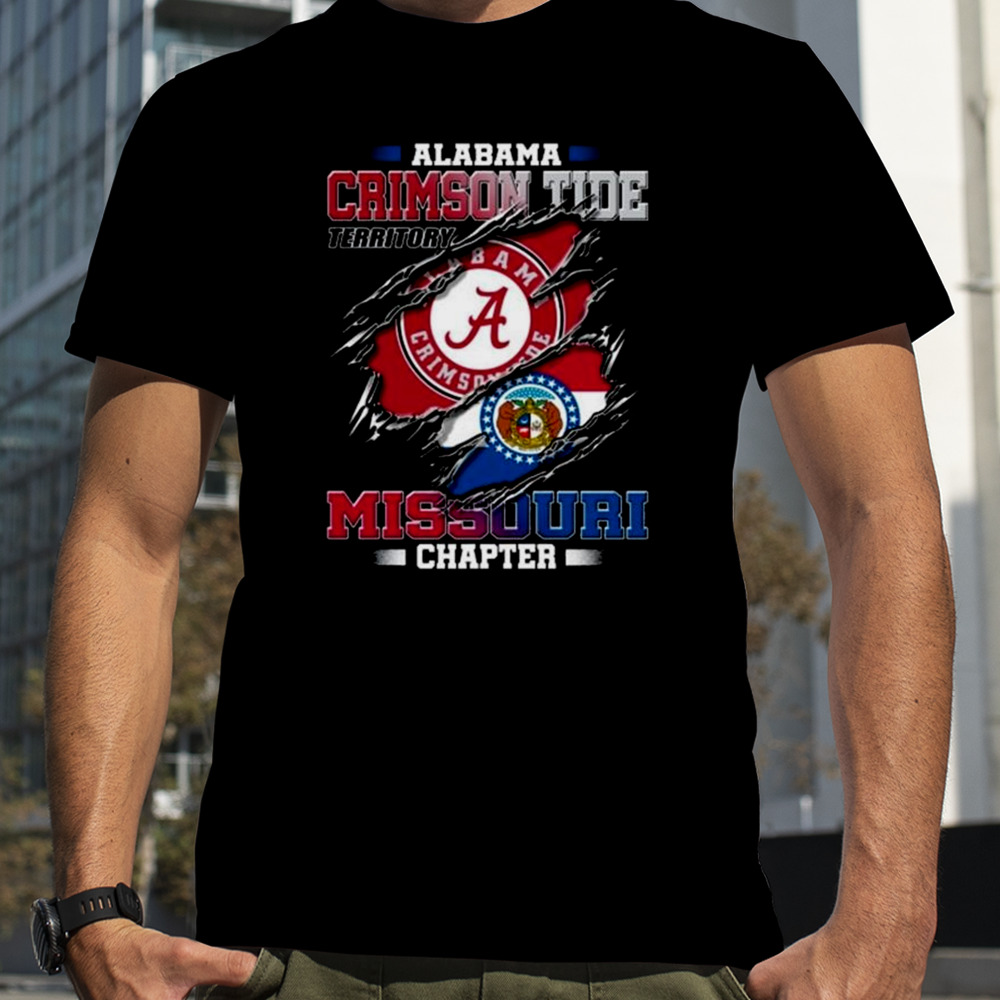 Blood Inside Me Alabama Crimson Tide Territory Missouri Chapter 2023 shirt